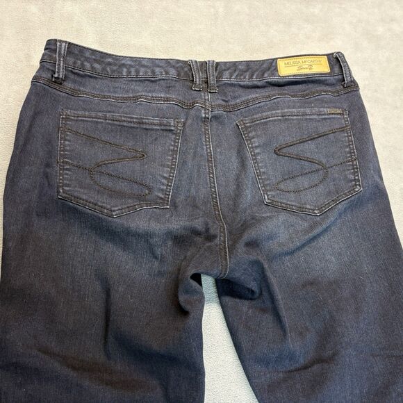 Melissa McCarthy Seven7 Classic Skinny Jeans Size 18W Dark Wash Stretch Denim - Picture 4 of 12